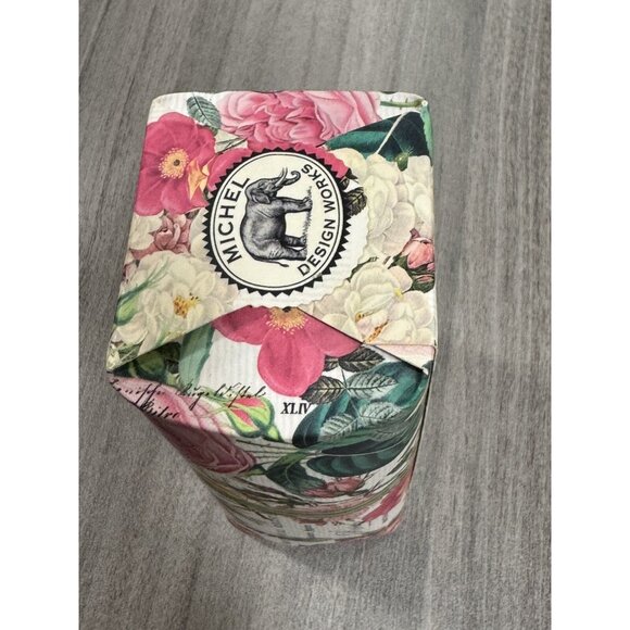 New Sealed Michel Design Works Shea Butter Soap Bar Rose Garden Scented D10 - Picture 2 of 3
